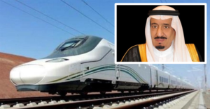 king salman inaugurates haramain rail