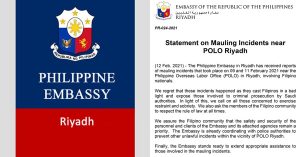 Embassy Reminds Filipinos to Obey the Law Amid Reports of Mauling Incidents Involving Pinoys