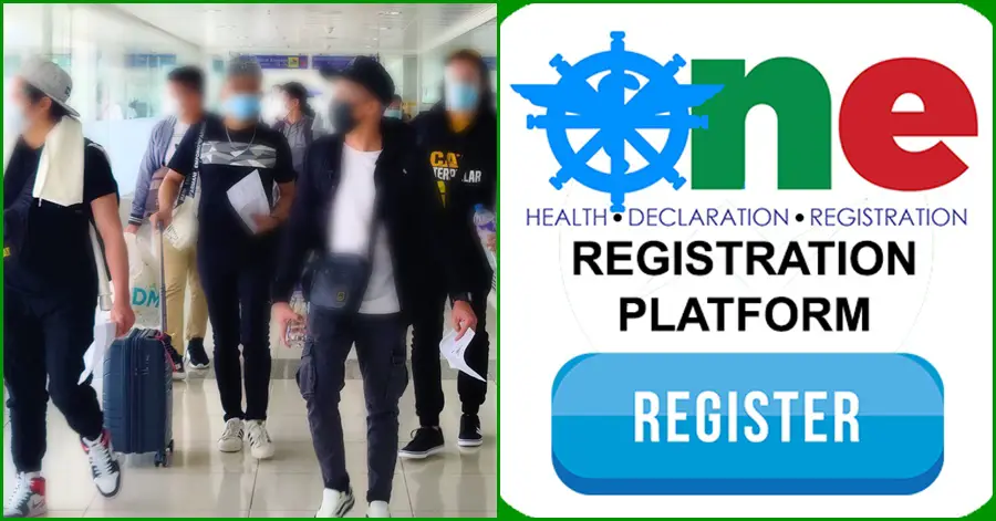 One health pass registration form