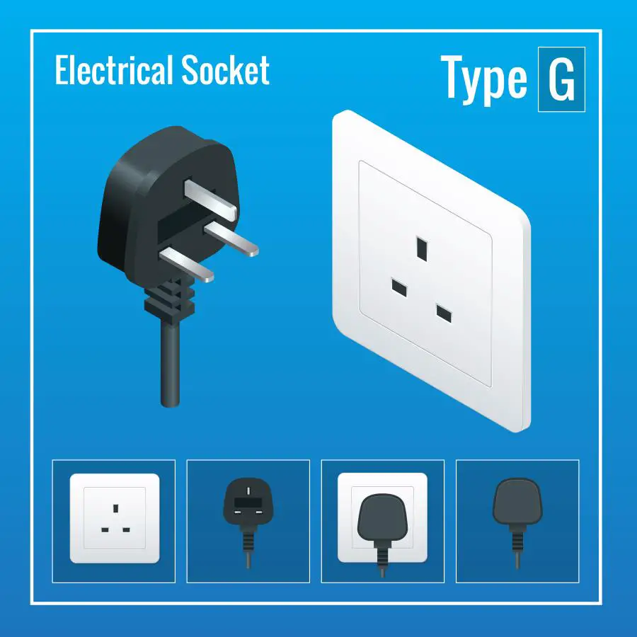 Saudi Arabia Plug Type Power Outlet Adapter